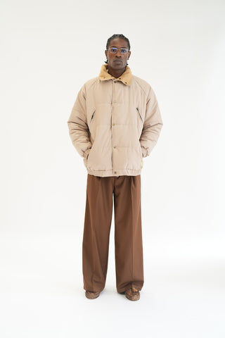 WOOLLY REVERSE COLLAR JACKET