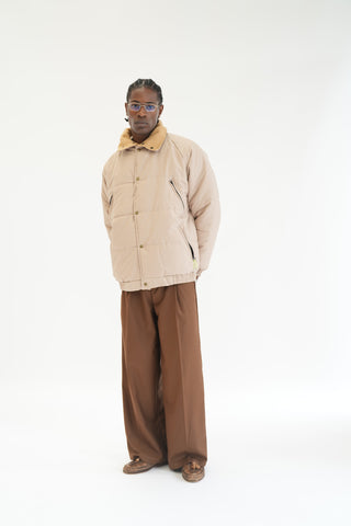 WOOLLY REVERSE COLLAR JACKET