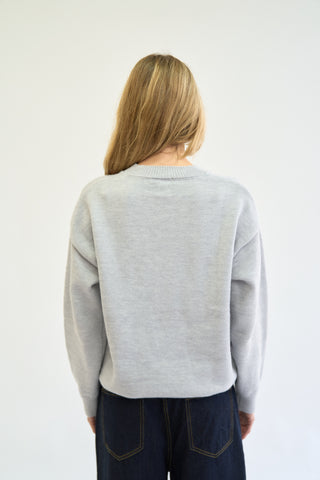 HENLEY KNIT SWEATER
