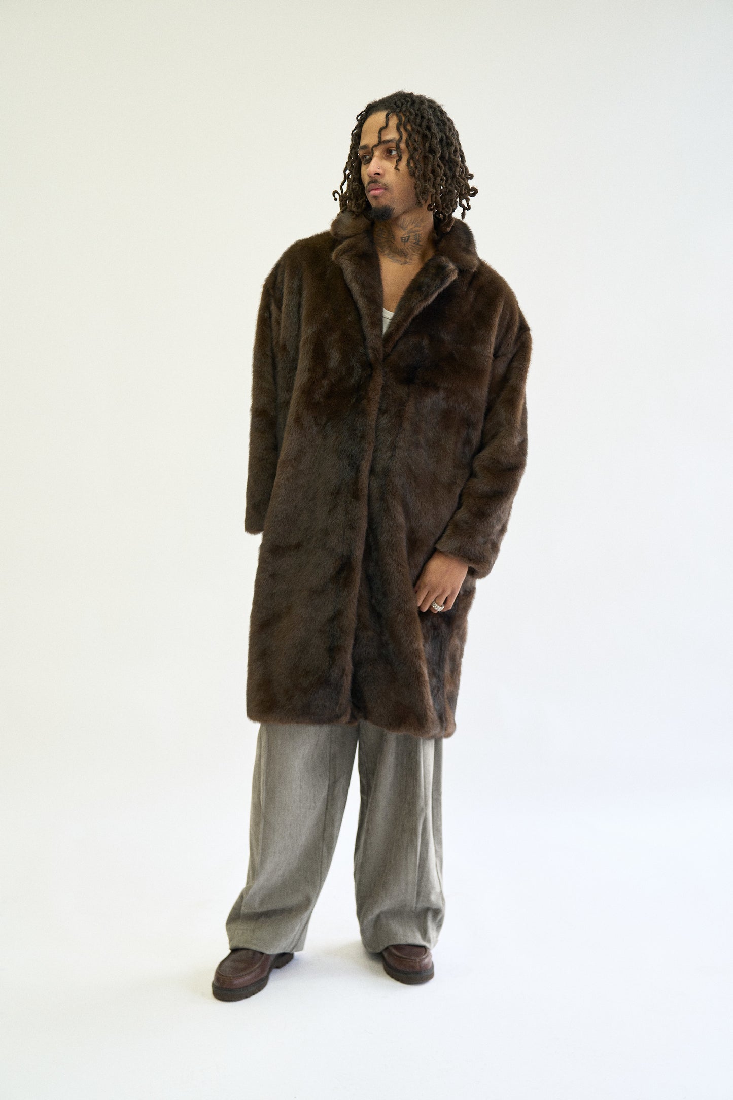 FAUX FUR COAT