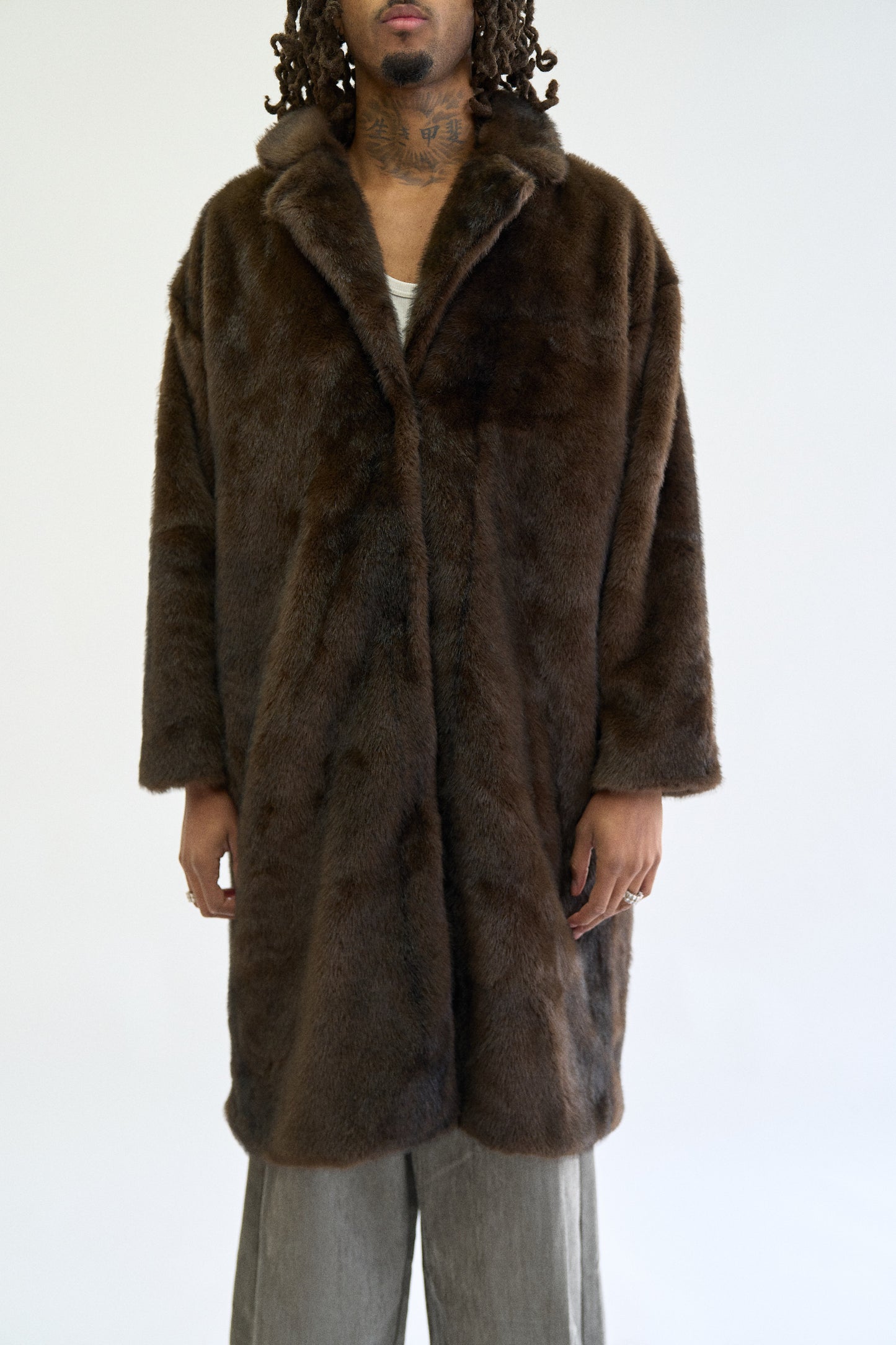 FAUX FUR COAT