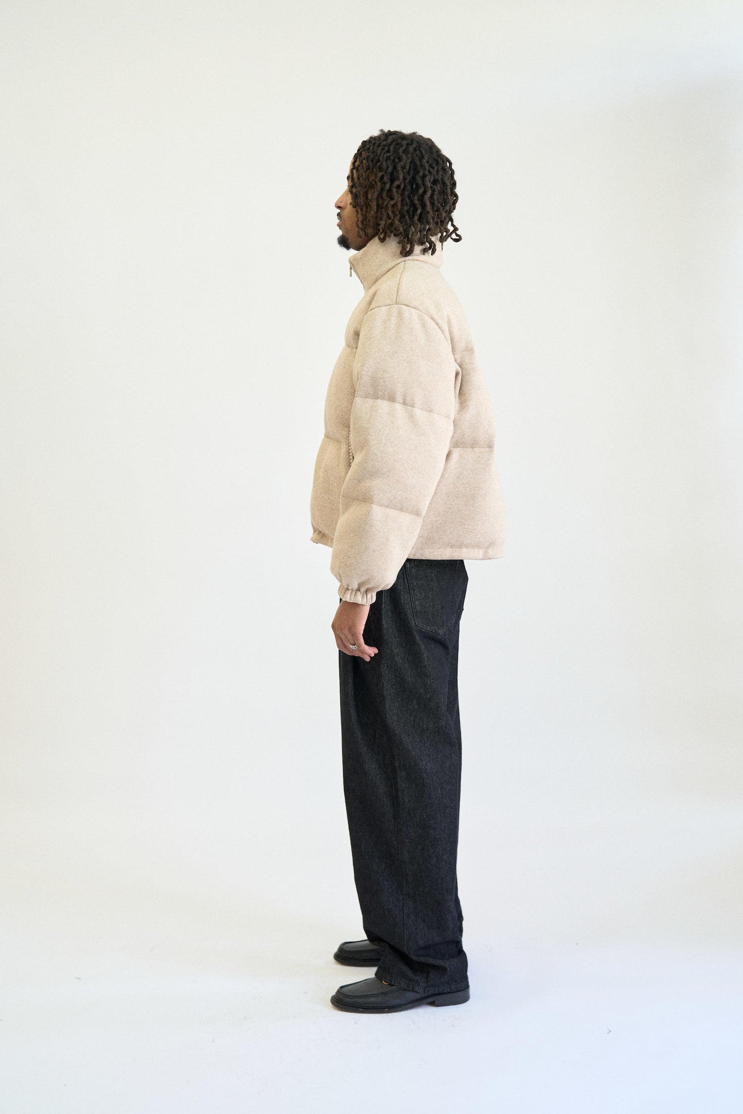 JERSEY DOWN PUFFER JACKET