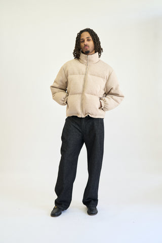 JERSEY DOWN PUFFER JACKET