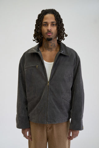 FINAL SALE | BRUSHED WESTERN JACKET, METAL