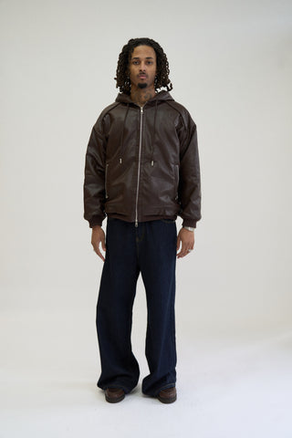 BOXER JACKET FAUX LEATHER