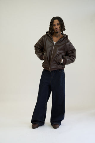 BOXER JACKET FAUX LEATHER
