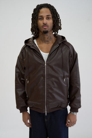 BOXER JACKET FAUX LEATHER
