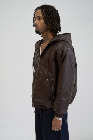 BOXER JACKET FAUX LEATHER