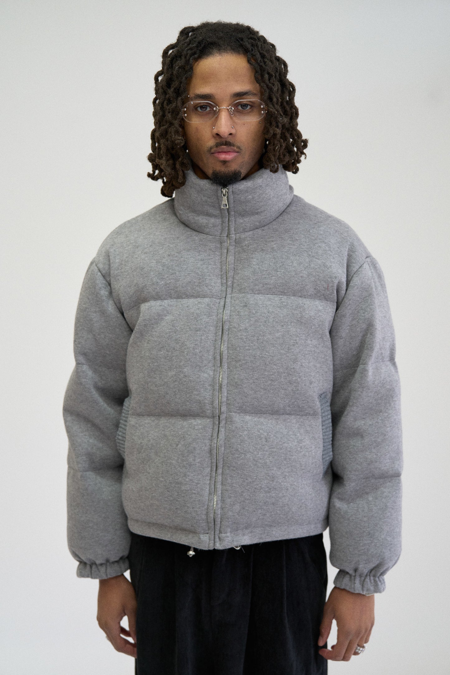 JERSEY DOWN PUFFER JACKET