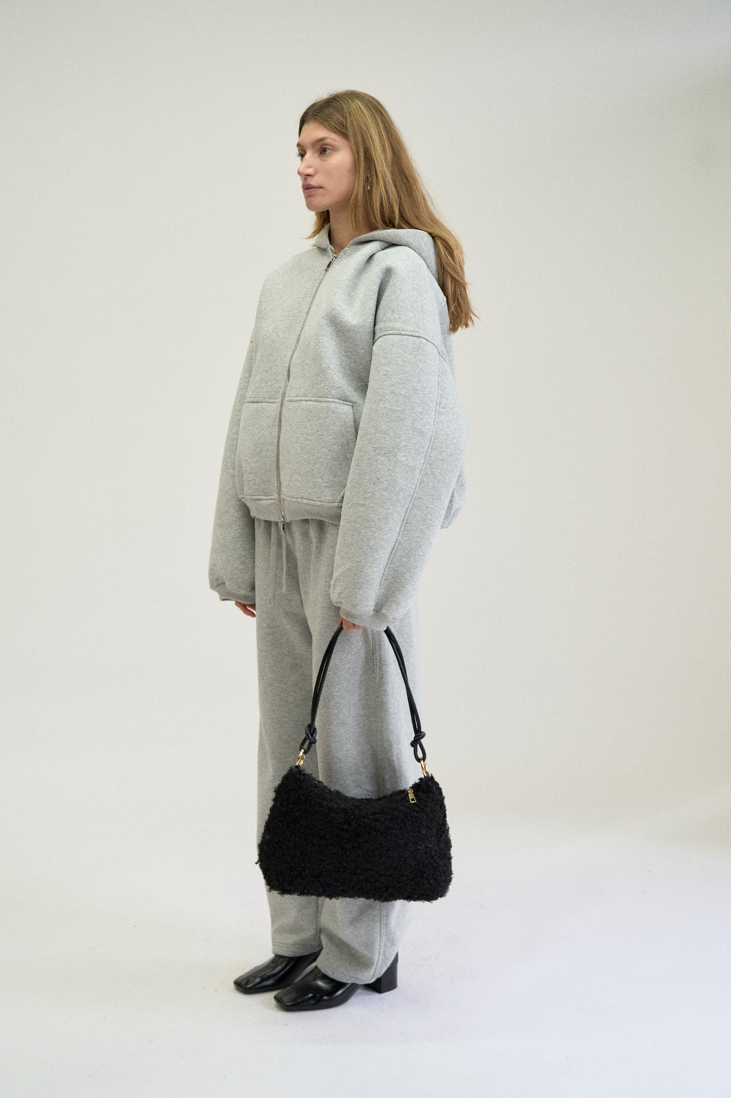 CLOUDLET FAUX SHEARLING BAG