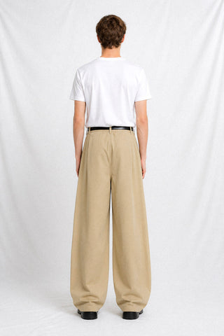 PLEATED DUST TROUSERS