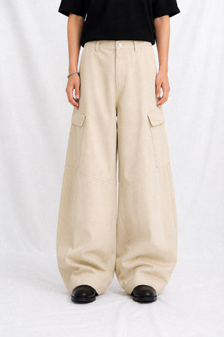 SUNDAY WIDE-LEG CARGO PANTS