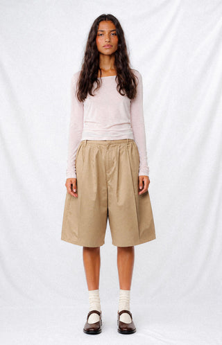 MERCER PLEATED SHORTS