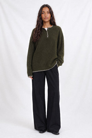 EVERGROVE HENLEY KNIT