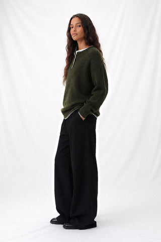 EVERGROVE HENLEY KNIT