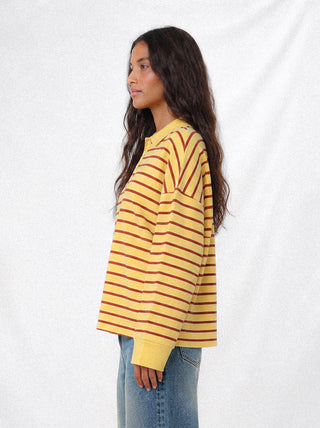 AMBER TIDE OVERSIZED POLO SHIRT