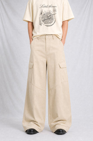 SUNDAY WIDE-LEG CARGO PANTS