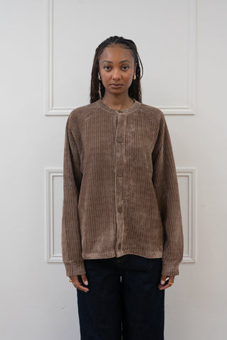 LONGLINE RIBBED CARDIGAN