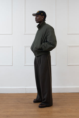 FINAL SALE | PUFFY BOMBER JACKET, SAGE