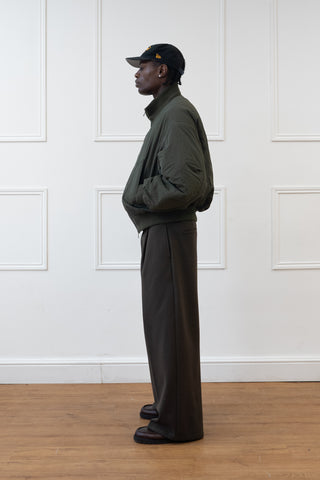 FINAL SALE | PUFFY BOMBER JACKET, SAGE
