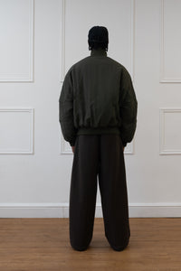 FINAL SALE | PUFFY BOMBER JACKET, SAGE