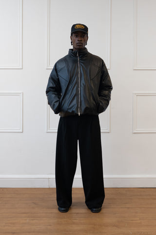 FAUX LEATHER MOTOR JACKET
