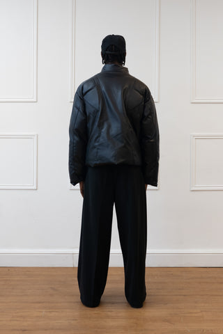 FAUX LEATHER MOTOR JACKET