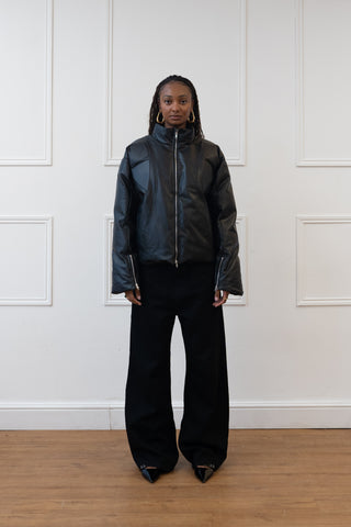 FINAL SALE | FAUX LEATHER MOTOR JACKET