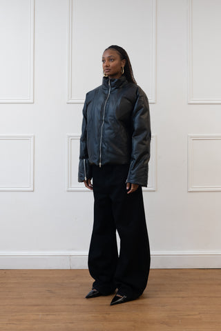 FINAL SALE | FAUX LEATHER MOTOR JACKET