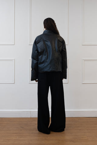 FINAL SALE | FAUX LEATHER MOTOR JACKET