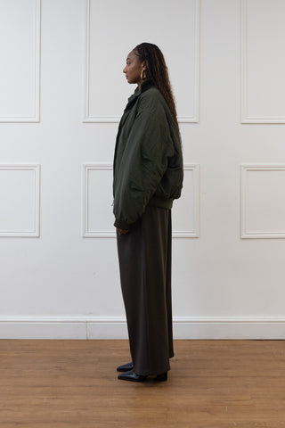 PUFFY BOMBER JACKET, SAGE