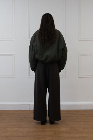 PUFFY BOMBER JACKET, SAGE