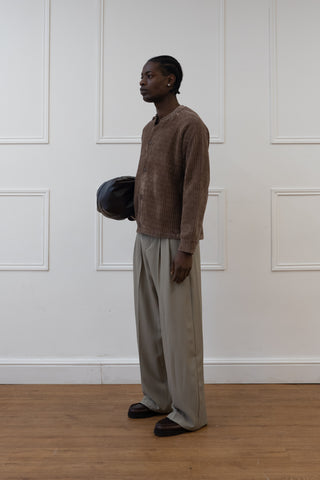 FINAL SALE | LONGLINE RIBBED CARDIGAN