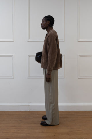 FINAL SALE | LONGLINE RIBBED CARDIGAN