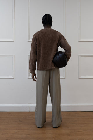 FINAL SALE | LONGLINE RIBBED CARDIGAN