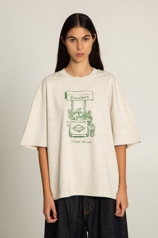 FLOWER SHOP HAND-DRAWN T-SHIRT