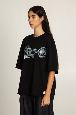 JAZZ TRUMPET HAND-DRAWN T-SHIRT