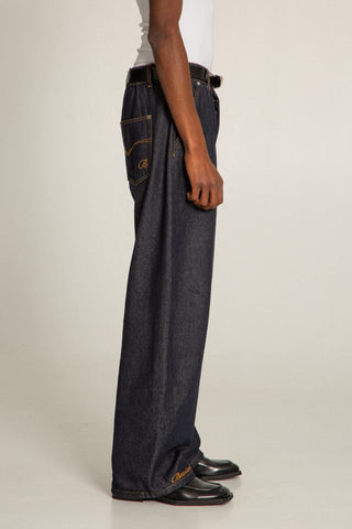 COWBOY PLEATED JEANS