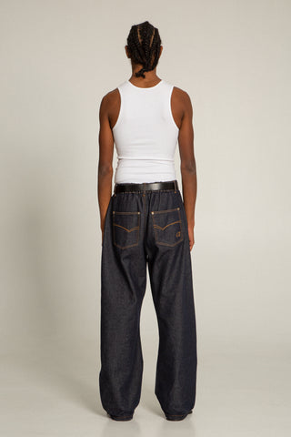 COWBOY PLEATED JEANS