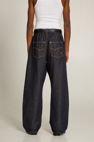 COWBOY PLEATED JEANS