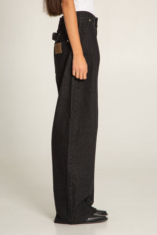 COWBOY PLEATED JEANS