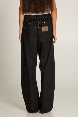 COWBOY PLEATED JEANS