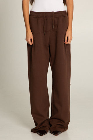 SCRIPT SWEATPANT, MARRONE