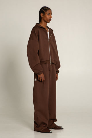 SCRIPT SWEATPANT, MARRONE