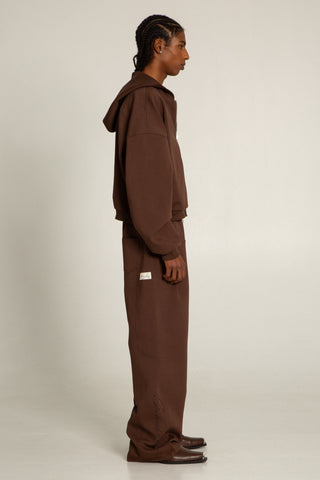 SCRIPT SWEATPANT, MARRONE