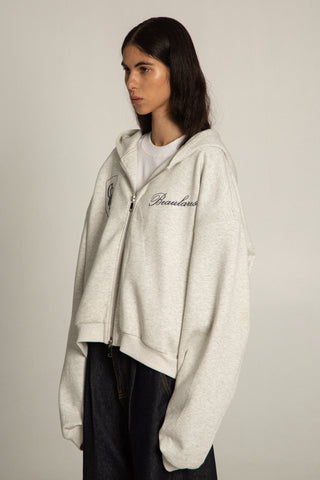 'B CLASS' BADGE ZIP HOODIE