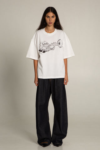 JAZZ TRUMPET HAND-DRAWN T-SHIRT
