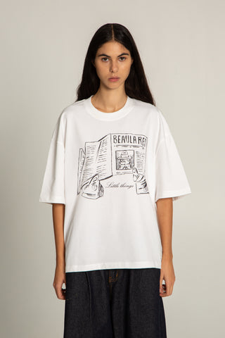 HEADLINE HAND-DRAWN T-SHIRT