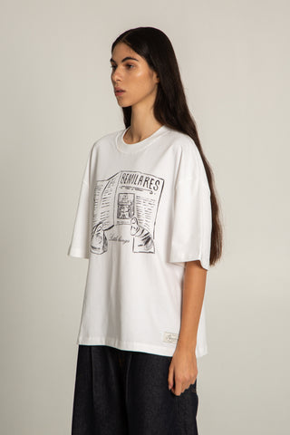 HEADLINE HAND-DRAWN T-SHIRT