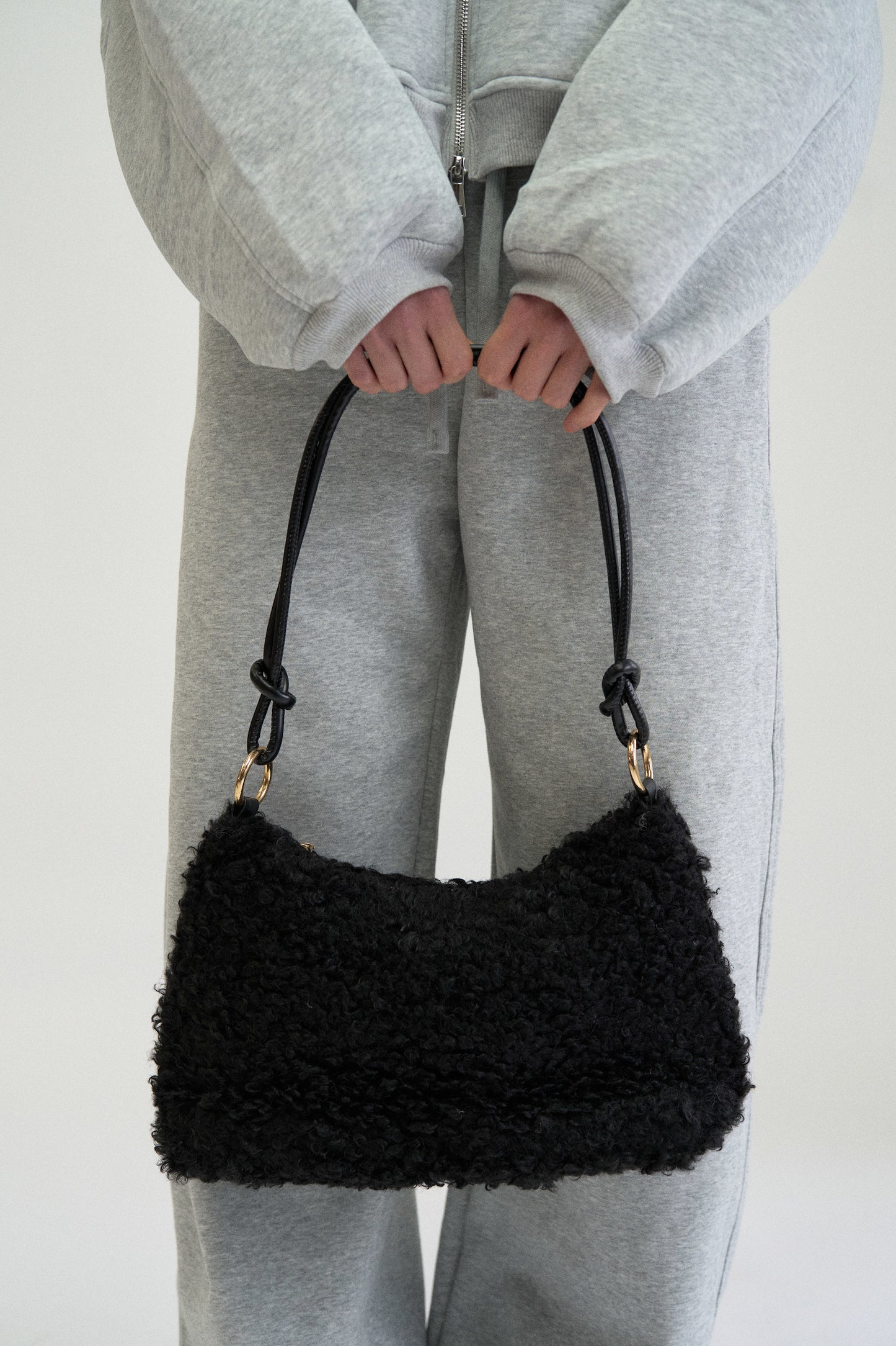 CLOUDLET FAUX SHEARLING BAG